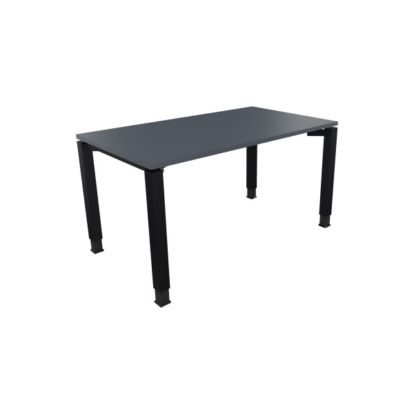 4003969077607 - Schreibtisch All in One 810031082 höhenverstellbar 68-82cm (H) rechteckig lavagrau   anthrazitmetallic 4003969077607 Soenneck