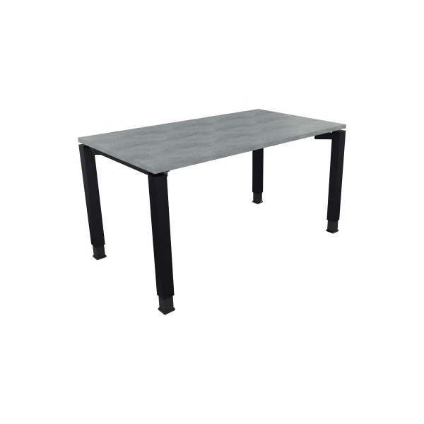 4003969077645 - Schreibtisch All in One 810031083 höhenverstellbar 68-82cm (H) rechteckig beton hell   anthrazitmetallic 4003969077645 Soenne