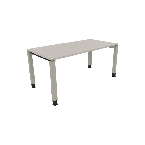 4003969077461 - Schreibtisch All in One 810031181 höhenverstellbar 68-82cm (H) rechteckig lichtgrau   silberaluminium 4003969077461 Soennecke