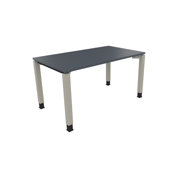 4003969077454 - Schreibtisch All in One 810031182 höhenverstellbar 68-82cm (H) rechteckig lavagrau   silberaluminium 4003969077454 Soennecken