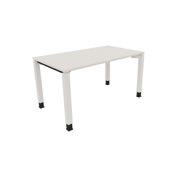 4003969077638 - Schreibtisch All in One 810031201 höhenverstellbar 68-82cm (H) rechteckig diamantweiß   verkehrsweiß 4003969077638 Soennecken