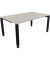 Schreibtisch All in One, manuell höhenverstellbar, 68-82cm (H), 160x100cm (BxT), rechteckig, lichtgrau / anthrazit metallic