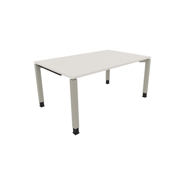 4003969077768 - Schreibtisch All in One 810031701 höhenverstellbar 68-82cm (H) rechteckig diamantweiß   silberaluminium 4003969077768 Soennec