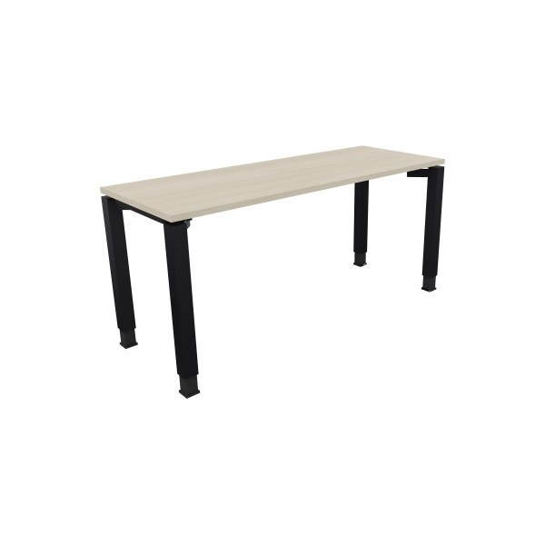 4003969077836 - Schreibtisch All in One 810031972 höhenverstellbar 68-82cm (H) rechteckig akazie hell   anthrazit metallic 4003969077836 Soen