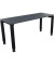 Schreibtisch All in One, manuell höhenverstellbar, 68-82cm (H), 160x60cm (BxT), rechteckig, lavagrau / anthrazit metallic