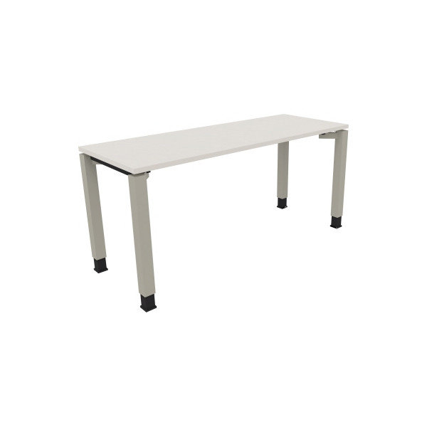 4003969076754 - Schreibtisch All in One 810032001 höhenverstellbar 68-82cm (H) rechteckig diamant weiß   silberaluminium 4003969076754 Soenne