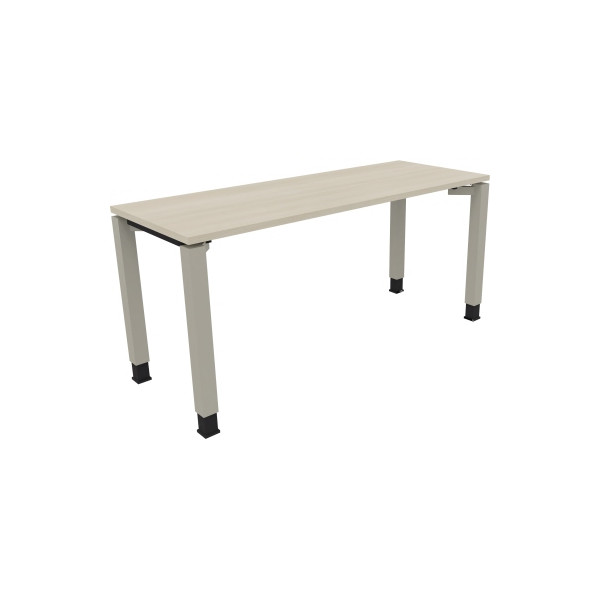 4003969076693 - Schreibtisch All in One 810032072 höhenverstellbar 68-82cm (H) rechteckig akazie hell   silberaluminium 4003969076693 Soennec