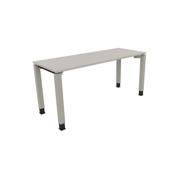 4003969076648 - Schreibtisch All in One 810032081 höhenverstellbar 68-82cm (H) rechteckig lichtgrau   silberaluminium 4003969076648 Soennecke