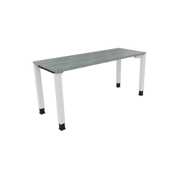 4003969076709 - Schreibtisch All in One 810032183 höhenverstellbar 68-82cm (H) rechteckig beton hell   verkehrsweiß 4003969076709 Soennecken