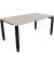 Schreibtisch All in One, manuell höhenverstellbar, 68-82cm (H), 160x90cm (BxT), rechteckig, lichtgrau / anthrazit metallic