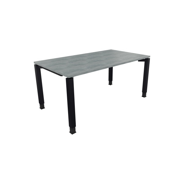 4003969077362 - Schreibtisch All in One 810032583 höhenverstellbar 68-82cm (H) rechteckig beton hell   anthrazit metallic 4003969077362 Soenn