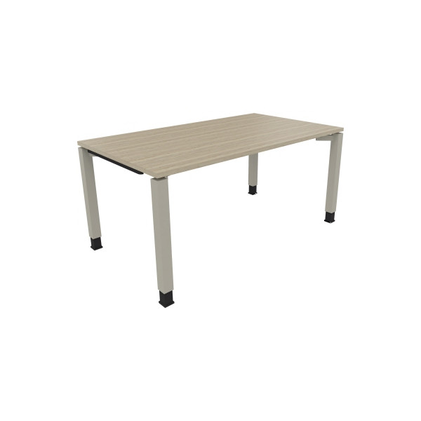 4003969077447 - Schreibtisch All in One 810032671 höhenverstellbar 68-82cm (H) rechteckig eiche natur   silberaluminium 4003969077447 Soennec