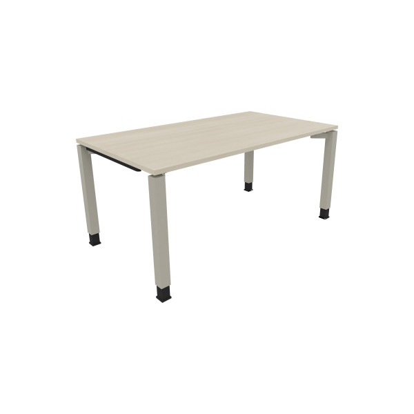 4003969077300 - Schreibtisch All in One 810032672 höhenverstellbar 68-82cm (H) rechteckig akazie hell   silberaluminium 4003969077300 Soennec