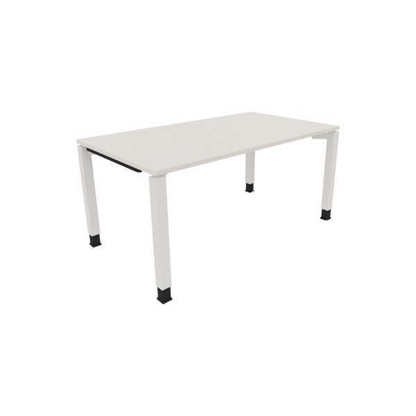 4003969077393 - Schreibtisch All in One 810032701 höhenverstellbar 68-82cm (H) rechteckig diamant weiß   verkehrsweiß 4003969077393 Soennecke