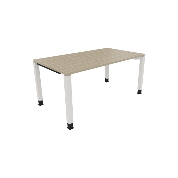 4003969077379 - Schreibtisch All in One 810032771 höhenverstellbar 68-82cm (H) rechteckig eiche natur   verkehrsweiß 4003969077379 Soennecken