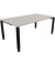Schreibtisch All in One, manuell höhenverstellbar, 68-82cm (H), 180x100cm (BxT), rechteckig, lichtgrau / anthrazit metallic