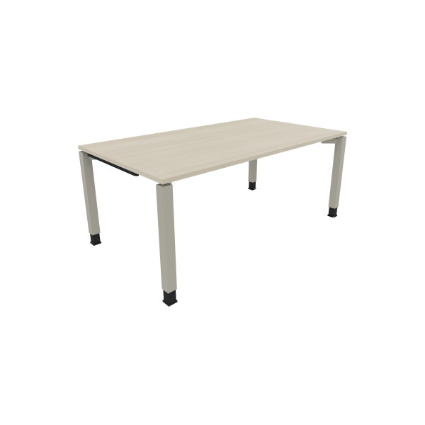 4003969078338 - Schreibtisch All in One 810032972 höhenverstellbar 68-82cm (H) rechteckig akazie hell   silberaluminium 4003969078338 Soennec