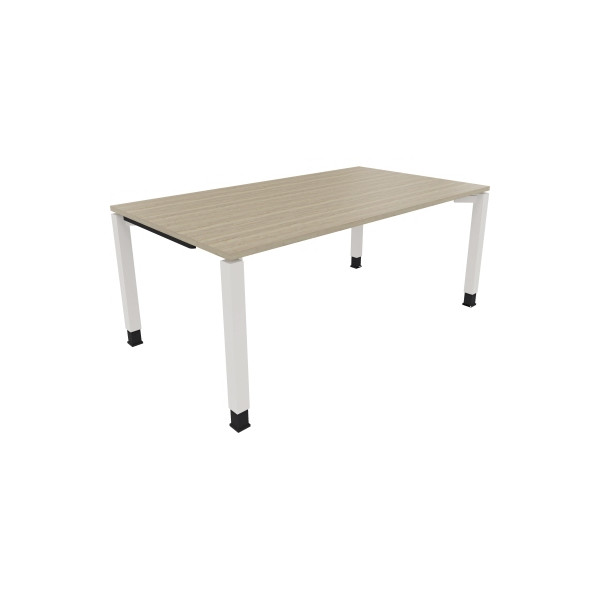 4003969078314 - Schreibtisch All in One 810033071 höhenverstellbar 68-82cm (H) rechteckig eiche natur   verkehrsweiß 4003969078314 Soennecken