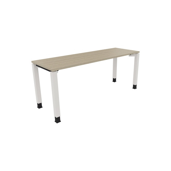 4003969078208 - Schreibtisch All in One 810033371 höhenverstellbar 68-82cm (H) rechteckig eiche natur   verkehrsweiß 4003969078208 Soennecken
