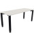 Schreibtisch All in One, manuell höhenverstellbar, 68-82cm (H), 180x70cm (BxT), rechteckig, weiß / anthrazit metallic