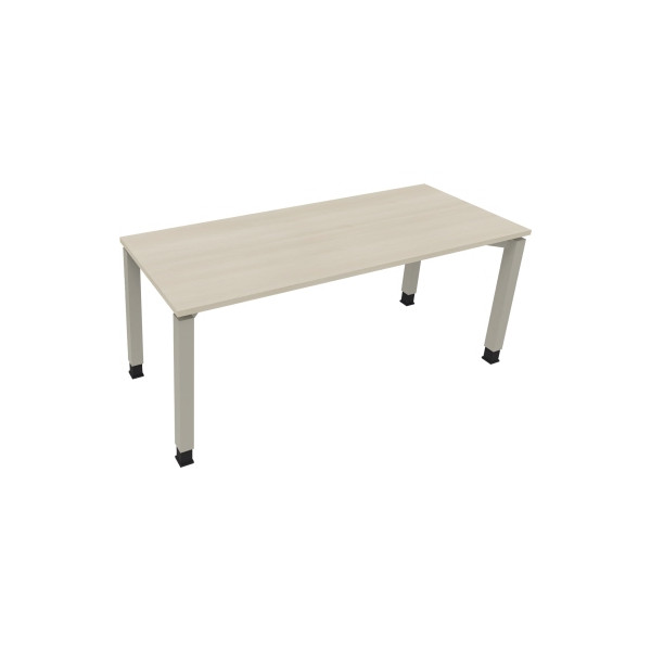 4003969079267 - Schreibtisch All in One 810033572 höhenverstellbar 68-82cm (H) rechteckig akazie hell   silberaluminium 4003969079267 Soennec