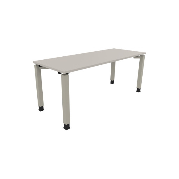 4003969079205 - Schreibtisch All in One 810033581 höhenverstellbar 68-82cm (H) rechteckig lichtgrau   silberaluminium 4003969079205 Soennecke