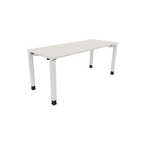 4003969079168 - Schreibtisch All in One 810033601 höhenverstellbar 68-82cm (H) rechteckig diamant weiß   verkehrsweiß 4003969079168 Soennecke