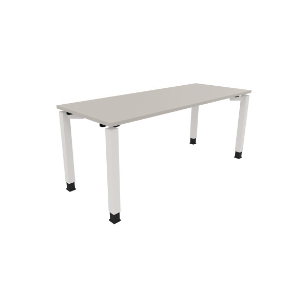 4003969079366 - Schreibtisch All in One 810033681 höhenverstellbar 68-82cm (H) rechteckig lichtgrau   verkehrsweiß 4003969079366 Soennecken