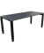 Schreibtisch All in One, manuell höhenverstellbar, 68-82cm (H), 180x80cm (BxT), rechteckig, lavagrau / anthrazit metallic