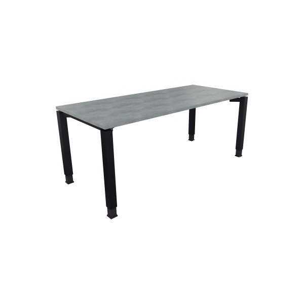 4003969079175 - Schreibtisch All in One 810033783 höhenverstellbar 68-82cm (H) rechteckig beton hell   anthrazitmetallic 4003969079175 Soenne
