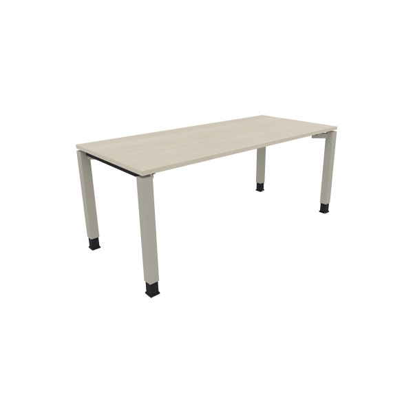 4003969078574 - Schreibtisch All in One 810033872 höhenverstellbar 68-82cm (H) rechteckig akazie hell   silberaluminium 4003969078574 Soennec