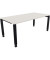 Schreibtisch All in One, manuell höhenverstellbar, 68-82cm (H), 180x90cm (BxT), rechteckig, weiß / anthrazit metallic