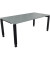 Schreibtisch All in One, manuell höhenverstellbar, 68-82cm (H), 180x90cm (BxT), rechteckig, beton hell / anthrazit metallic