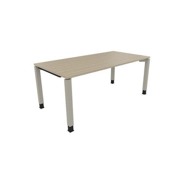 4003969079373 - Schreibtisch All in One 810034171 höhenverstellbar 68-82cm (H) rechteckig eiche natur   silberaluminium 4003969079373 Soennec