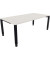 Schreibtisch All in One, manuell höhenverstellbar, 68-82cm (H), 200x100cm (BxT), rechteckig, weiß / anthrazit metallic