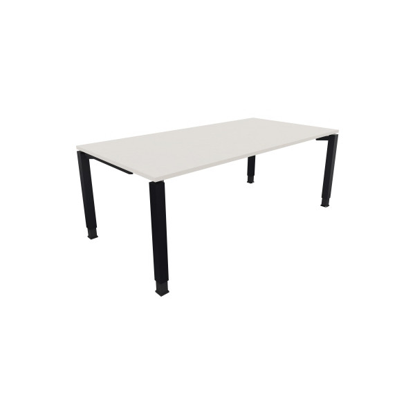 4003969079380 - Schreibtisch All in One 810034301 höhenverstellbar 68-82cm (H) rechteckig diamantweiß   anthrazitmetallic 4003969079380 Soenn