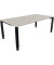 Schreibtisch All in One, manuell höhenverstellbar, 68-82cm (H), 200x100cm (BxT), rechteckig, lichtgrau / anthrazit metallic