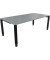 Schreibtisch All in One, manuell höhenverstellbar, 68-82cm (H), 200x100cm (BxT), rechteckig, beton hell / anthrazit metallic