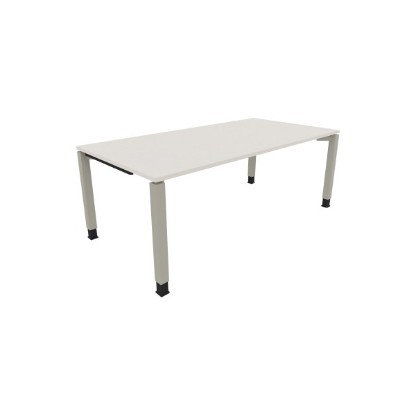 4003969078642 - Schreibtisch All in One 810034401 höhenverstellbar 68-82cm (H) rechteckig diamantweiß   silberaluminium 4003969078642 Soennec