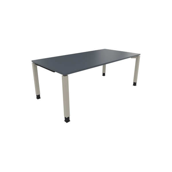 4003969078666 - Schreibtisch All in One 810034482 höhenverstellbar 68-82cm (H) rechteckig lavagrau   silberaluminium 4003969078666 Soennecken