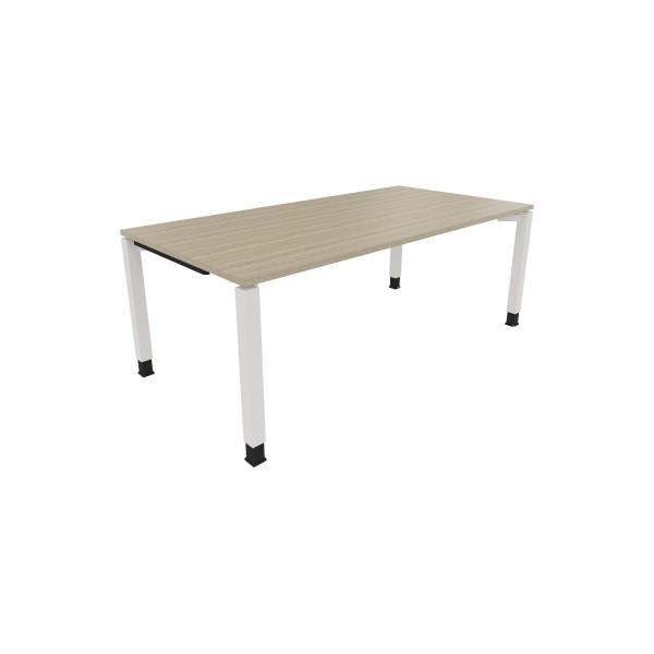 4003969078628 - Schreibtisch All in One 810034571 höhenverstellbar 68-82cm (H) rechteckig eiche natur   verkehrsweiß 4003969078628 Soennecken