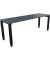 Schreibtisch All in One, manuell höhenverstellbar, 68-82cm (H), 200x60cm (BxT), rechteckig, lavagrau / anthrazit metallic