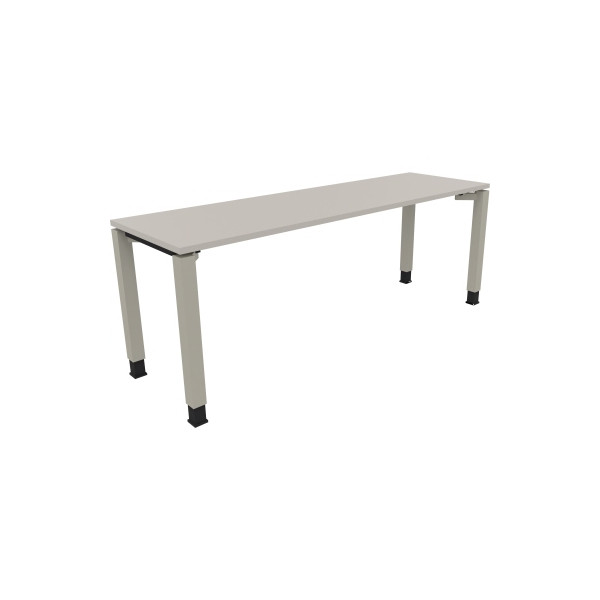 4003969079663 - Schreibtisch All in One 810034781 höhenverstellbar 68-82cm (H) rechteckig lichtgrau   silberaluminium 4003969079663 Soennecke