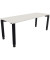Schreibtisch All in One, manuell höhenverstellbar, 68-82cm (H), 200x70cm (BxT), rechteckig, weiß / anthrazit metallic