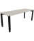 Schreibtisch All in One, manuell höhenverstellbar, 68-82cm (H), 200x70cm (BxT), rechteckig, lichtgrau / anthrazit metallic