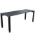 Schreibtisch All in One, manuell h&ouml;henverstellbar, 68-82cm (H), 200x70cm (BxT), rechteckig, lavagrau / anthrazit metallic