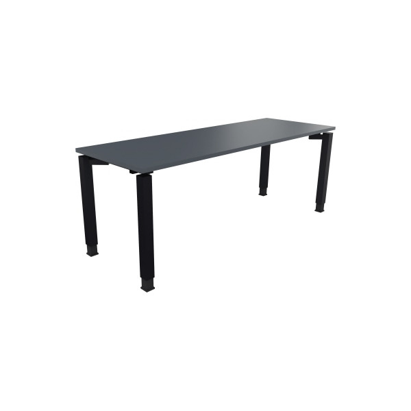 4003969078840 - Schreibtisch All in One 810034982 höhenverstellbar 68-82cm (H) rechteckig lavagrau   anthrazit metallic 4003969078840 Soennec