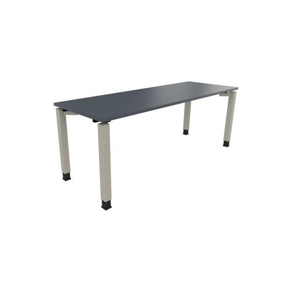 4003969078765 - Schreibtisch All in One 810035082 höhenverstellbar 68-82cm (H) rechteckig lavagrau   silberaluminium 4003969078765 Soennecken