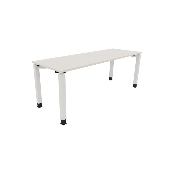 4003969078857 - Schreibtisch All in One 810035101 höhenverstellbar 68-82cm (H) rechteckig diamant weiß   verkehrsweiß 4003969078857 Soennecke