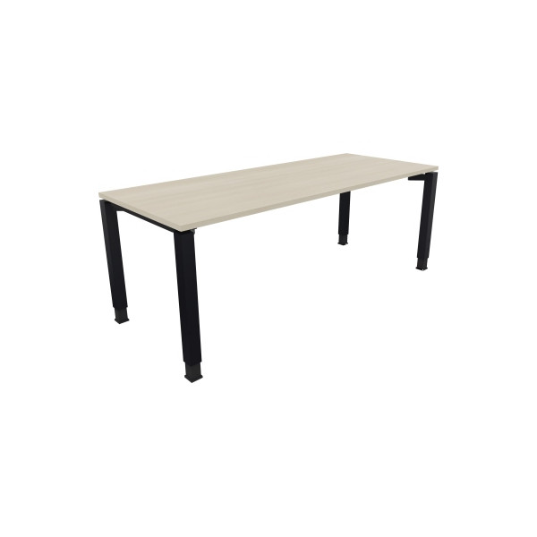 4003969080058 - Schreibtisch All in One 810035272 höhenverstellbar 68-82cm (H) rechteckig akazie hell   anthrazitmetallic 4003969080058 Soenn
